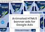 create professional animated HTML5 banner ads for google ads
